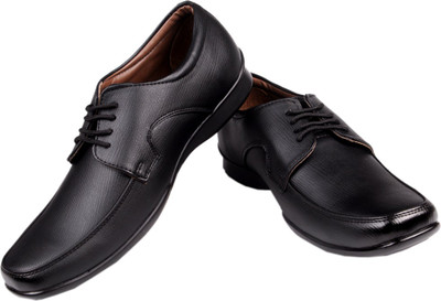 

Azzaro Black Hacker Lace Up Shoes For Men(Black
