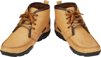 

Rocozo Krazy Ankle Boots For Men(Beige