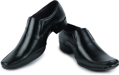 

Shoe Island Modish Black Slip-On Formal Shoes Slip On For Men(Black