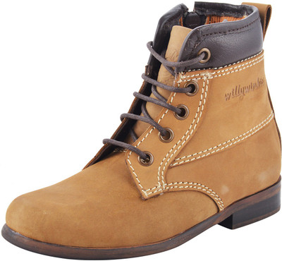 

Willywinkies Cool And Trendy Boots For Men(Beige), Camel