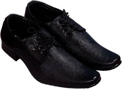 Smoky Black Party Lace Up Shoes