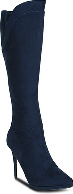 

Get Glamr Designer Suede Boots For Women(Blue
