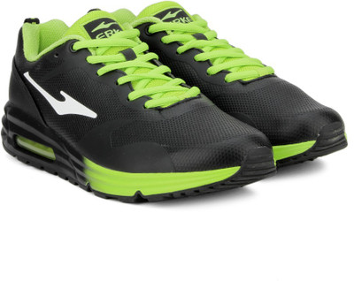 

Erke Running Shoes For Men(Green, Black/lime green