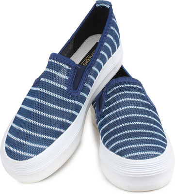 Shoetopia Canvas Shoes For Women(Navy), Navy blue