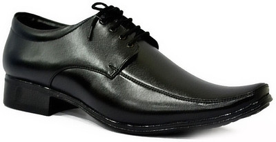 

Footrest Ss-604-Black Lace Up Shoes For Men(Black