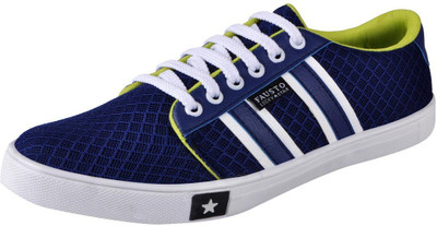 FAUSTO Blue Men's Sneakers For Men(Blue)