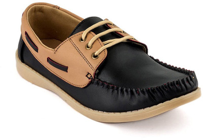 

Rosso Italiano Boat Shoes For Men(Black, Brown