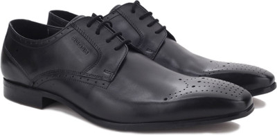 

Ruosh Genuine Leather Party Wear For Men(Black