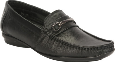 

Pureits Leathers Loafers For Men(Black