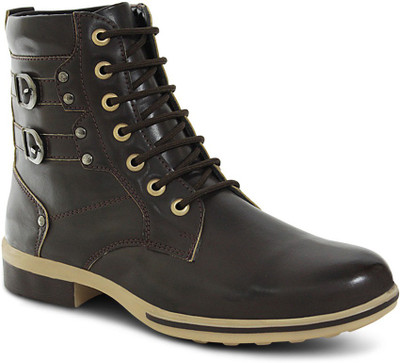 

Get Glamr Designer Casual Boots For Men(Brown)