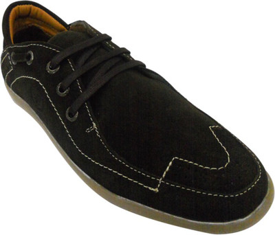 

JK Port Brown Leather Casual Shoe Casuals For Men(Brown
