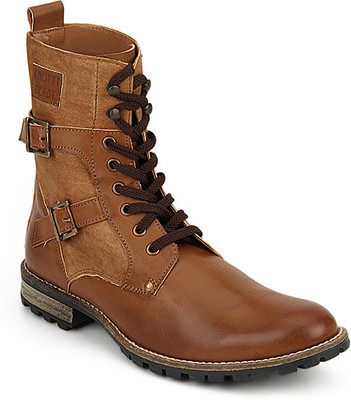 

Knotty Derby Coco and Cream Diggory Boots For Men(Tan, Coco;cream