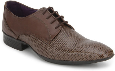 

Knotty Derby Party Wear Shoes For Men(Brown
