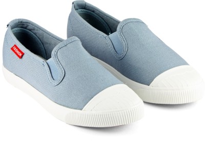 

DeVEE Minimalist Skyblue Canvas Shoes For Women(Navy, Blue, Sky blue