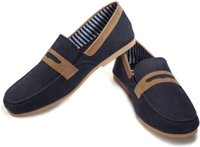 

FUNK Brone Loafers For Men(Blue), Beige
