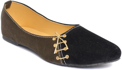 

Indirang Black Bellies For Women(Black, Grey