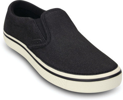

Crocs Hover Synth Suede Slip-on M Sneakers For Men(Black, Black/stucco
