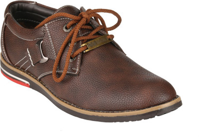 

Rocozo RWD leather casuals Casual Shoes For Men(Brown