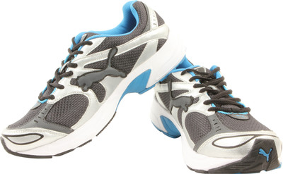 

Puma Axis II Ind Running Shoes For Men(White, Grey, Black;puma silver;blue aster