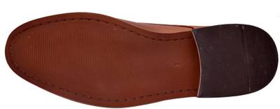 Hirel's Tan Cap Toe Derby Lace Up Lace Up