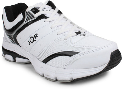 

JQR JQR Sports Shoes Running Shoes For Men(White), White::black