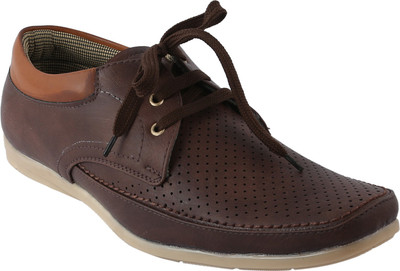 

SanMega Corporate Casuals For Men(Brown, Dark brown