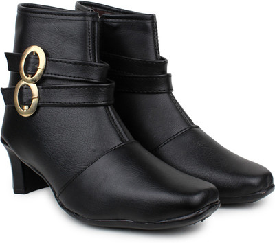 Moonwalk Boots For Women(Black, Grey