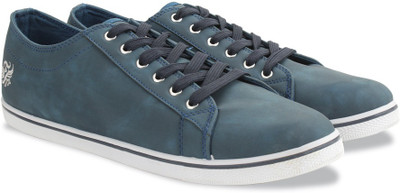 

Flying Machine Lace Up sneakers For Men(Blue, Light navy 03