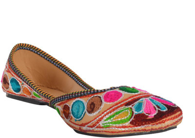 

DFR Multicolour Thread Work Jutti -Circle Design Jutis For Women(Multicolor, 02multicolor