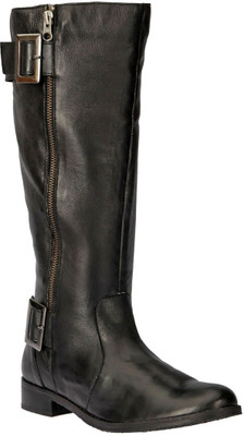 

Black Pony Casual Boots For Women(Black