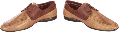 

John Hupper Party Wear For Men(Tan, Lit brown/dark brown