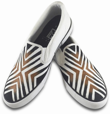 

F-Gali The hanking pines slip-on shoes Canvas Shoes For Men(Multicolor