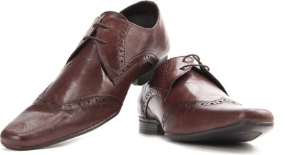 

Red Tape Men Genuine Leather Lace Up Shoes For Men(Brown