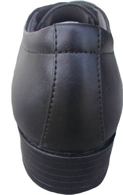 Port BLACK SLIP ON FORMAL SHOE Lace Up
