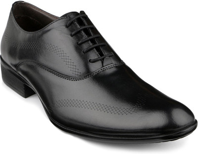 

Escaro Leather Lace Up For Men(Black