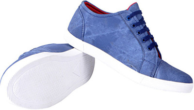 FAUSTO Blue Men's Sneakers For Men(Blue)