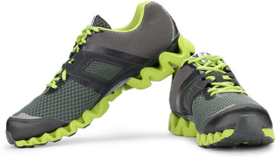 REEBOK Zigtech 3.0 Running Shoes For Men(Green, Grey), Grey;green;grvl;slvr;wht