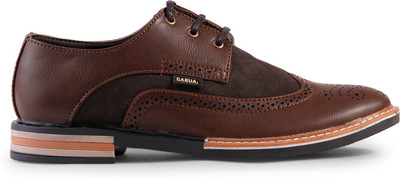 

Shumael Brown Corporate Casuals Corporate Casuals For Men(Brown)