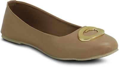 

Get Glamr Lita Flats Bellies For Women(Beige