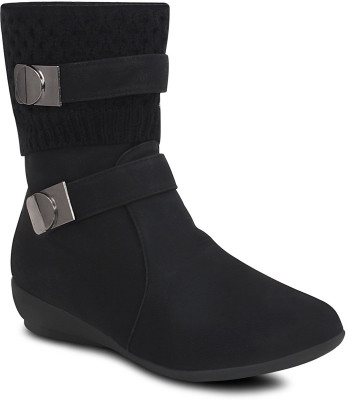 

Get Glamr Suede Boots For Women(Black