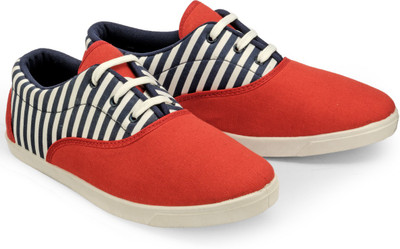 

Nell Canvas Shoes For Women(Red)