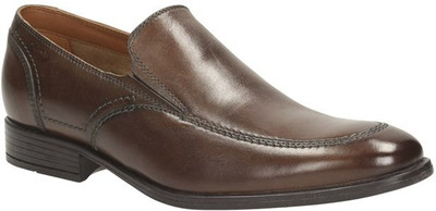 

Clarks Slip on For Men(Brown, Brown leathe