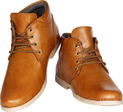

Flute Height Loafers For Men(Tan