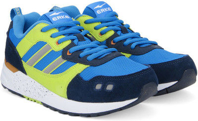 

Erke Running Shoes For Men(Green, Blue/lime green