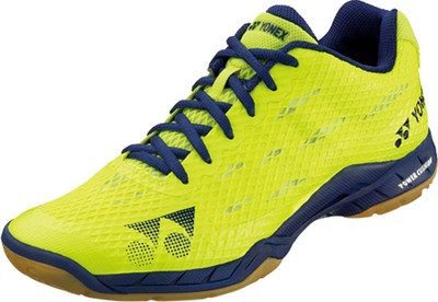 Yonex SHB AMX Badminton Shoes For Men(Yellow, Bright yellow