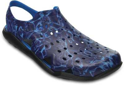 

Crocs Swiftwater Wave Graphic Boat Shoes For Men(Blue