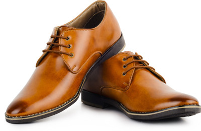 Buckle Up Fathom-1 Lace Up Shoes For Men(Tan