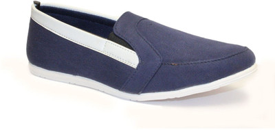 

Guava Men Denim Loafers  Blue (white Collar) Casual Shoes For Men(Blue, White, 03;blue