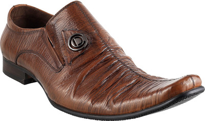 

Mochi J Fontini Corporate Casual Shoes For Men(Brown, 12;brown