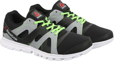 

REEBOK ELECTRO RUN Running Shoes For Men(Black, Black/flgry/neon grn/wht